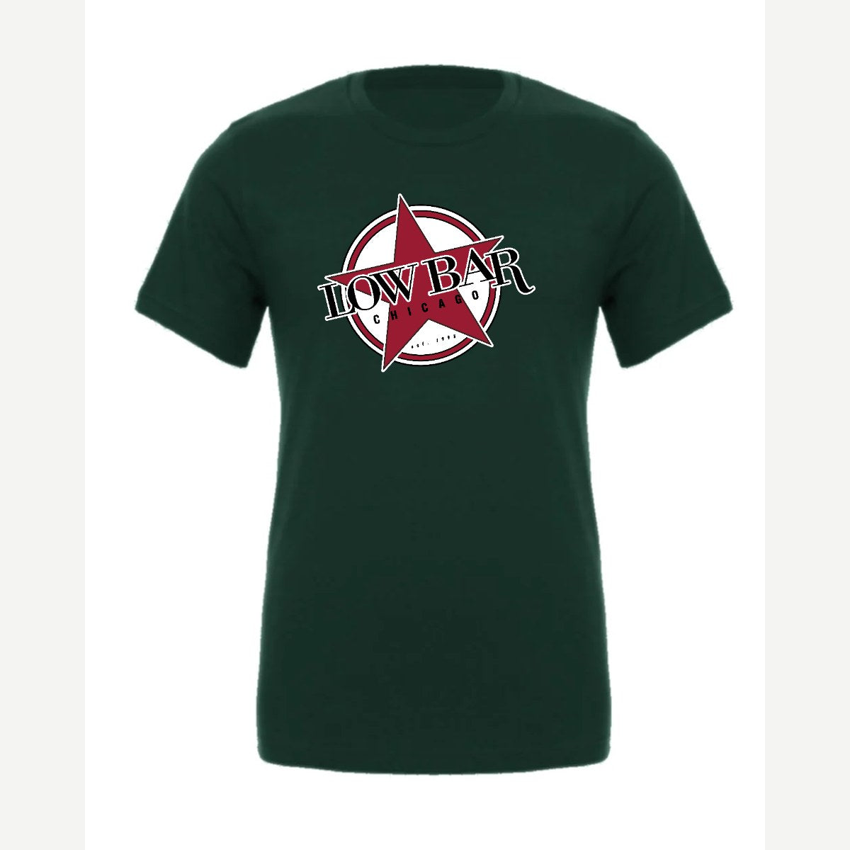 Low Bar Chicago — Premium Tee / Forest