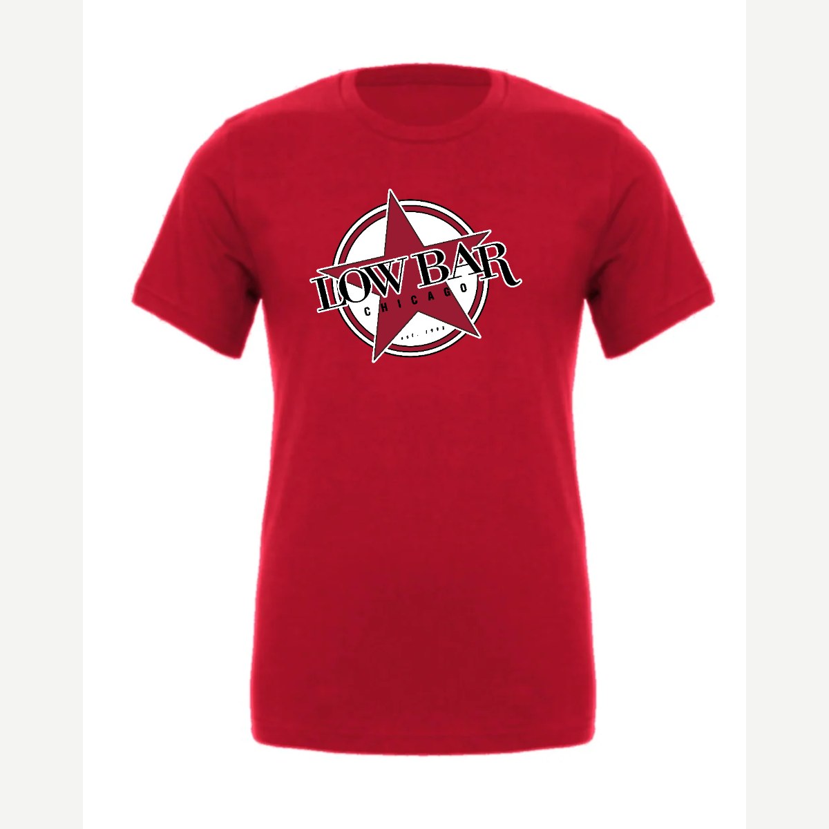Low Bar Chicago — Premium Tee / Red
