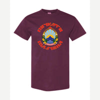 Macedonia Crest — Classic Tee / Maroon