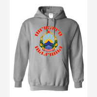 Macedonia Crest — Hoodie / Sport Grey