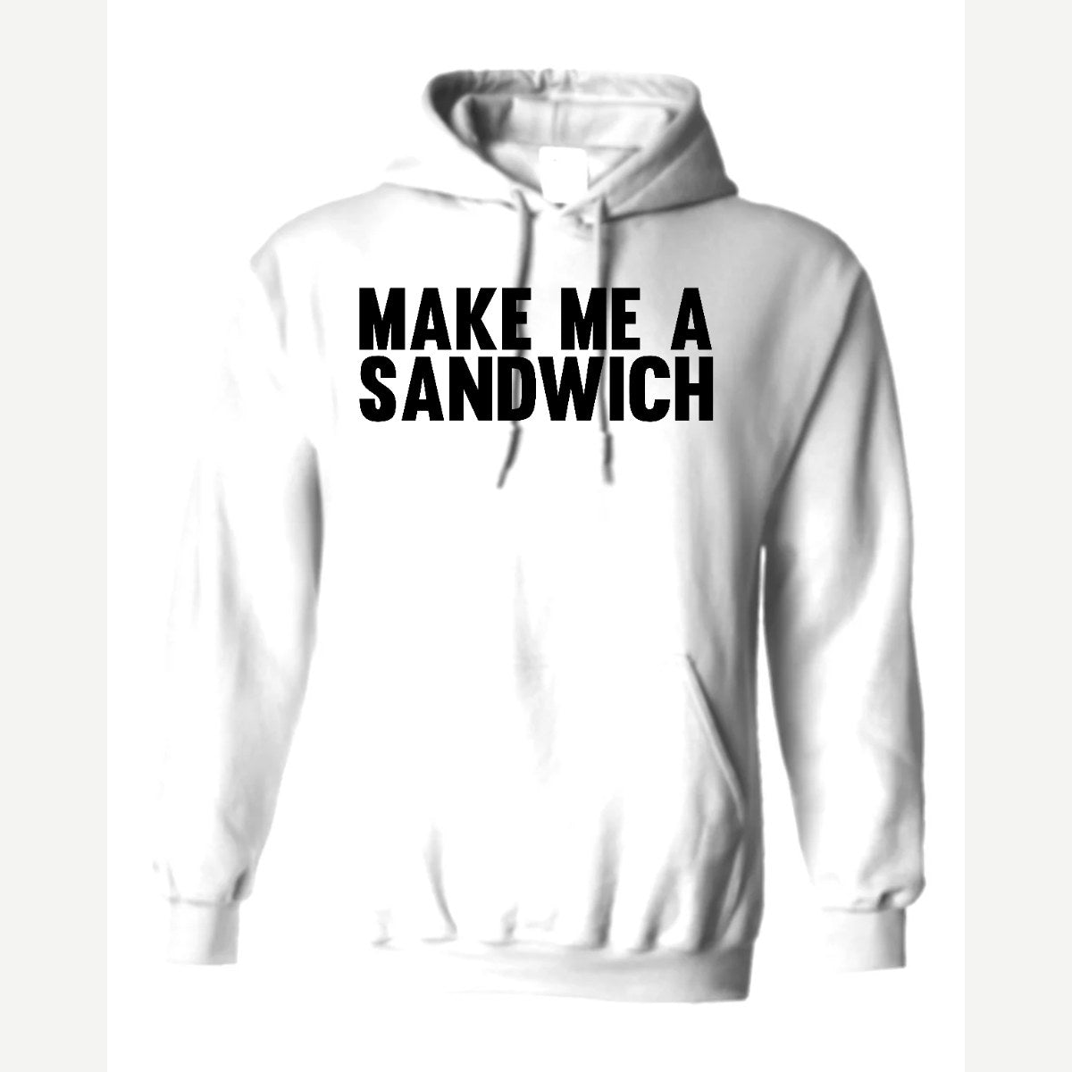 Make Me a Sandwich — Hoodie / White