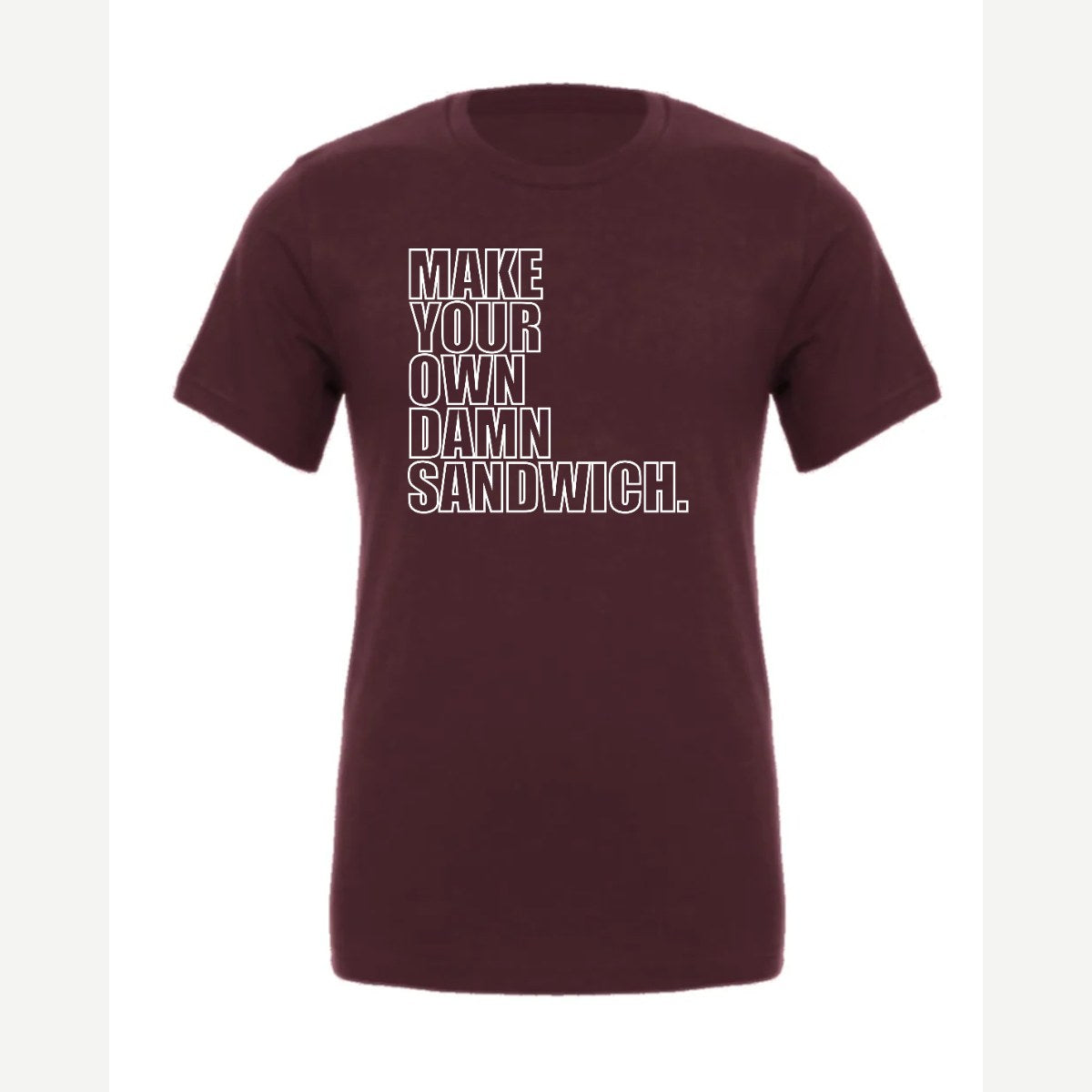 Make Your Own — Premium Tee / Maroon