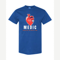 Medic (Heart and Stethoscope) — Classic Tee / Royal