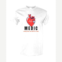 Medic (Heart and Stethoscope) — Classic Tee / White