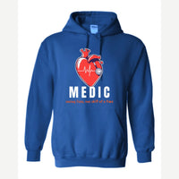 Medic (Heart and Stethoscope) — Hoodie / Royal