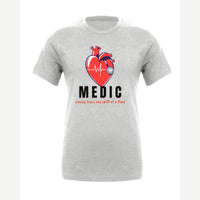 Medic (Heart and Stethoscope) — Premium Tee / Athletic Heather