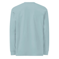 Men's Heavyweight Long Sleeve T-Shirt - Agave (back)