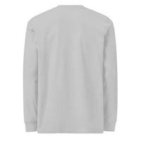 Men's Heavyweight Long Sleeve T-Shirt - Carbon Grey (back)