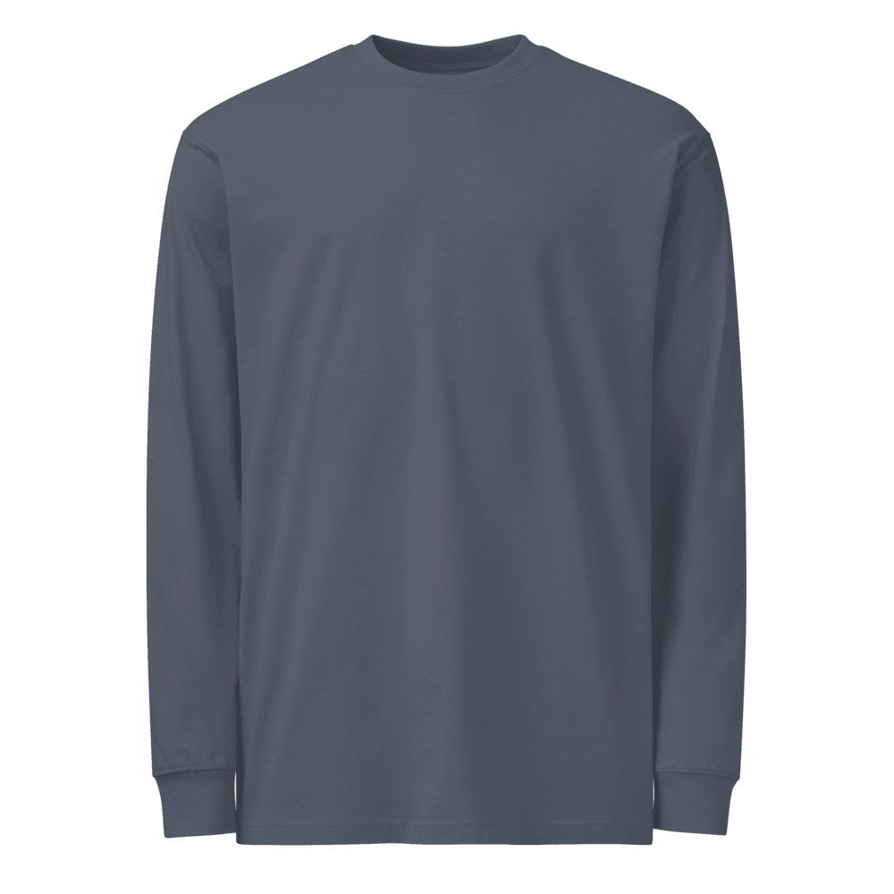 Men's Heavyweight Long Sleeve T-Shirt - Harbor Blue