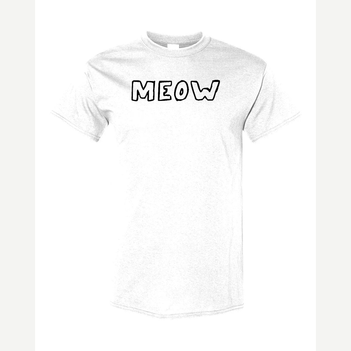 Meow — Classic Tee / White