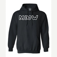 Meow — Hoodie / Black