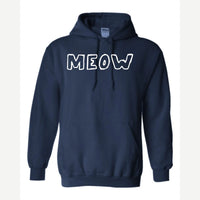 Meow — Hoodie / Navy