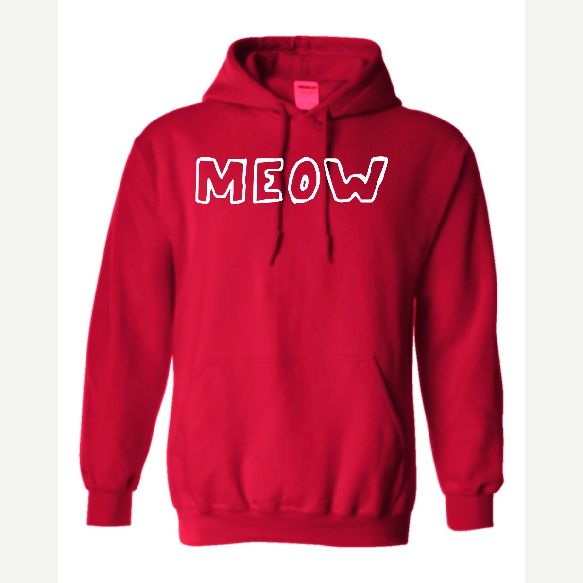 Meow — Hoodie / Red