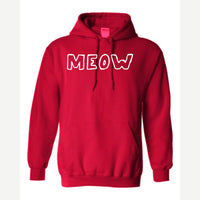 Meow — Hoodie / Red
