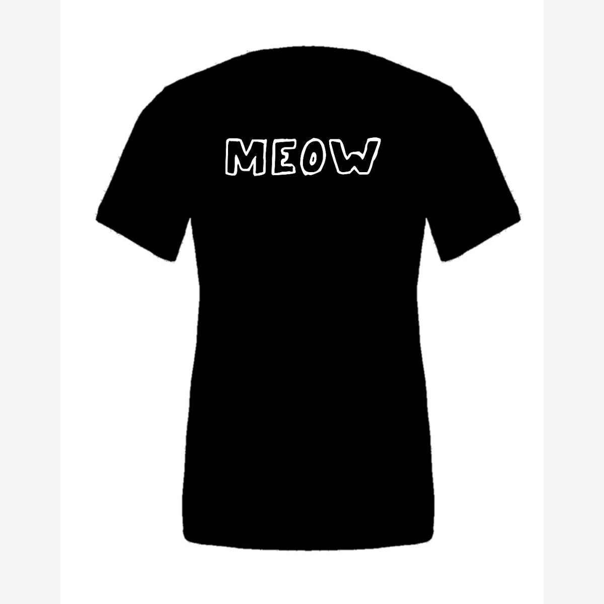 Meow — Premium Tee / Black