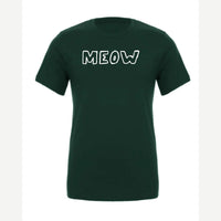 Meow — Premium Tee / Forest