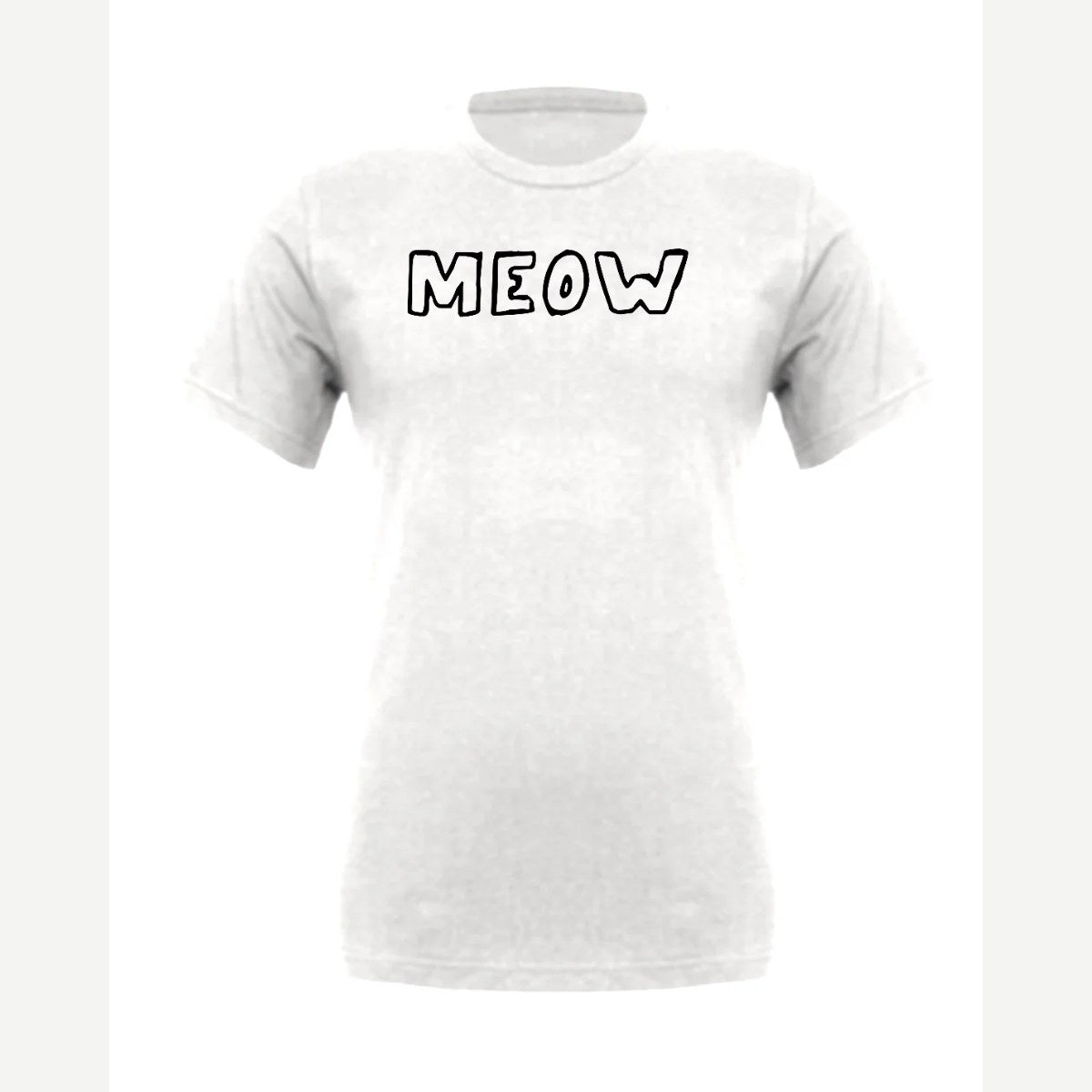 Meow — Premium Tee / White