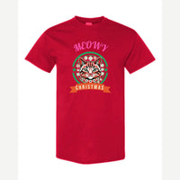 Meowy Christmas — Classic Tee / Red