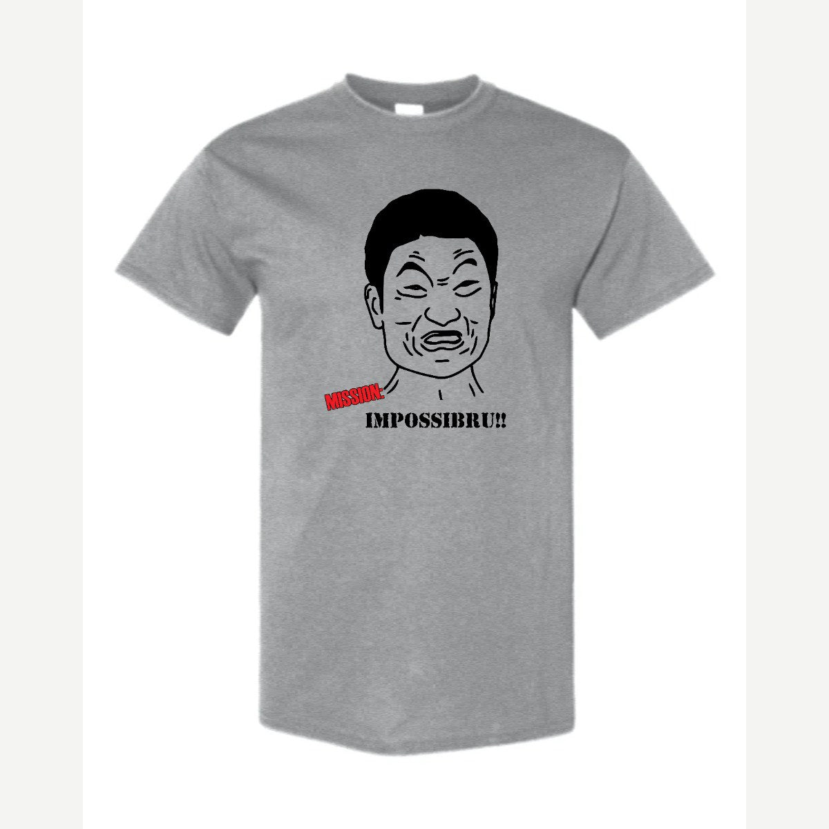 Mission Impossibru!! — Classic Tee / Sport Grey