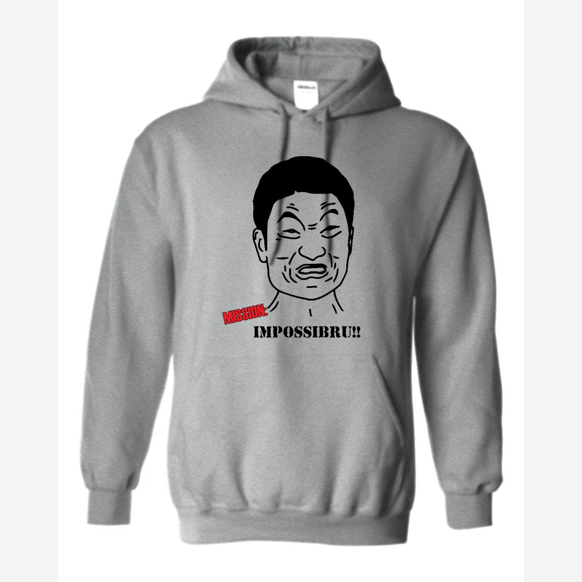 Mission Impossibru!! — Hoodie / Sport Grey