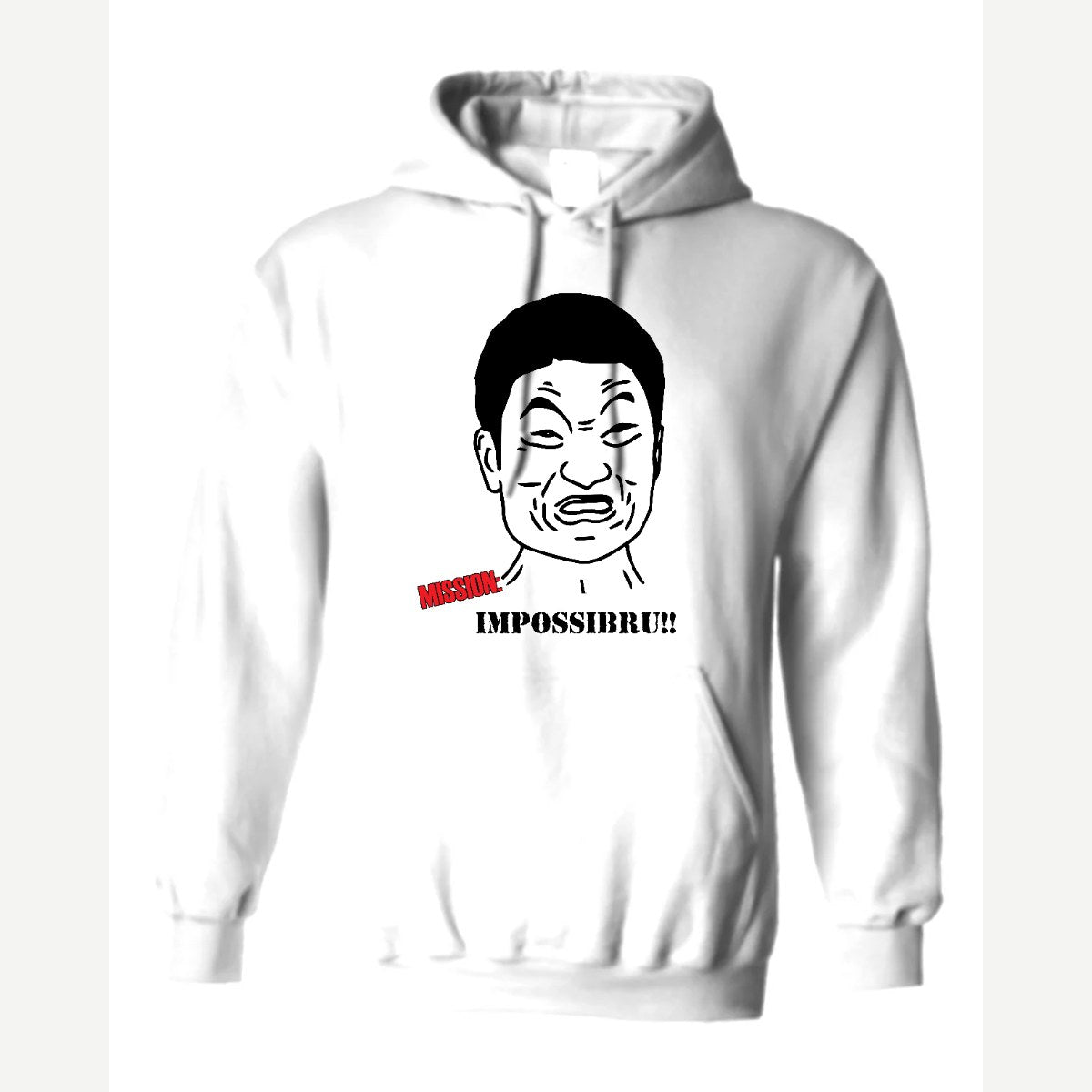 Mission Impossibru!! — Hoodie / White