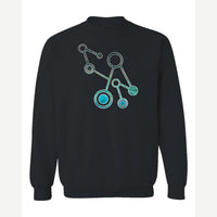 Molecules — Crewneck Sweatshirt / Black