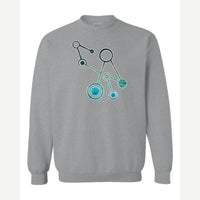 Molecules — Crewneck Sweatshirt / Sport Grey