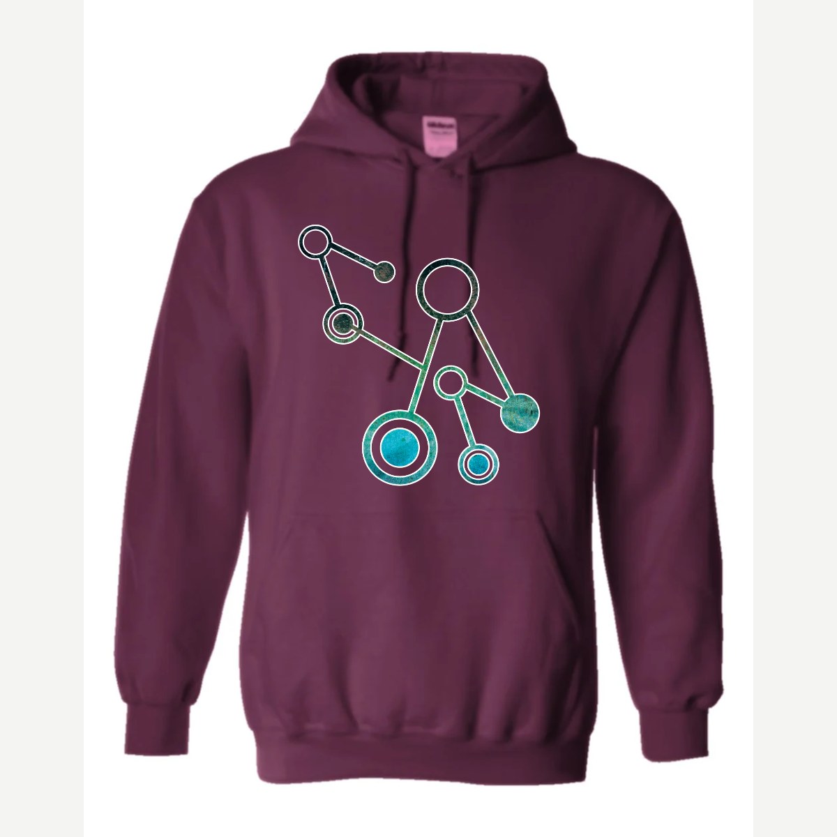 Molecules — Hoodie / Maroon