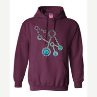 Molecules — Hoodie / Maroon