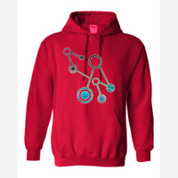 Molecules — Hoodie / Red
