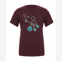 Molecules — Premium Tee / Maroon