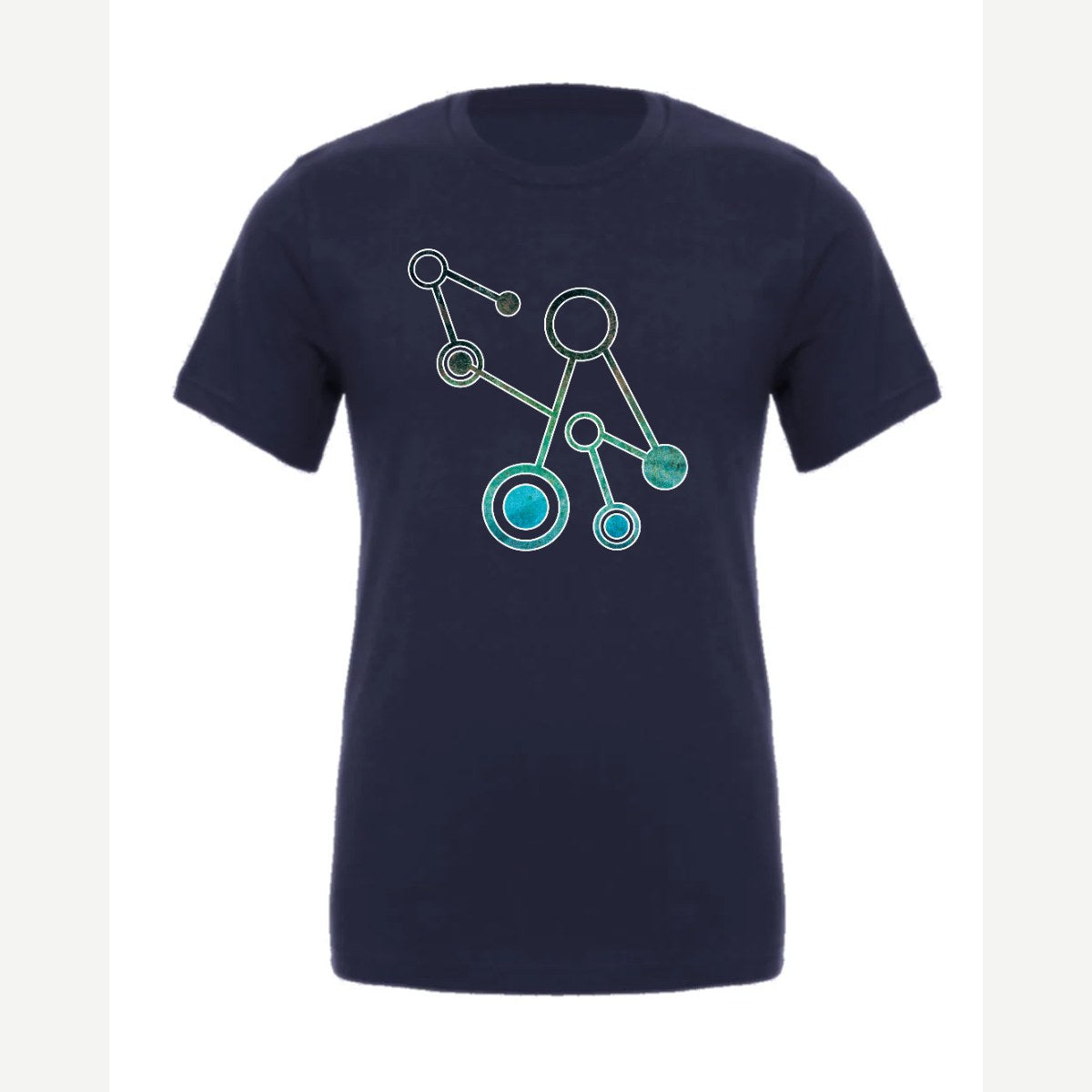 Molecules — Premium Tee / Navy