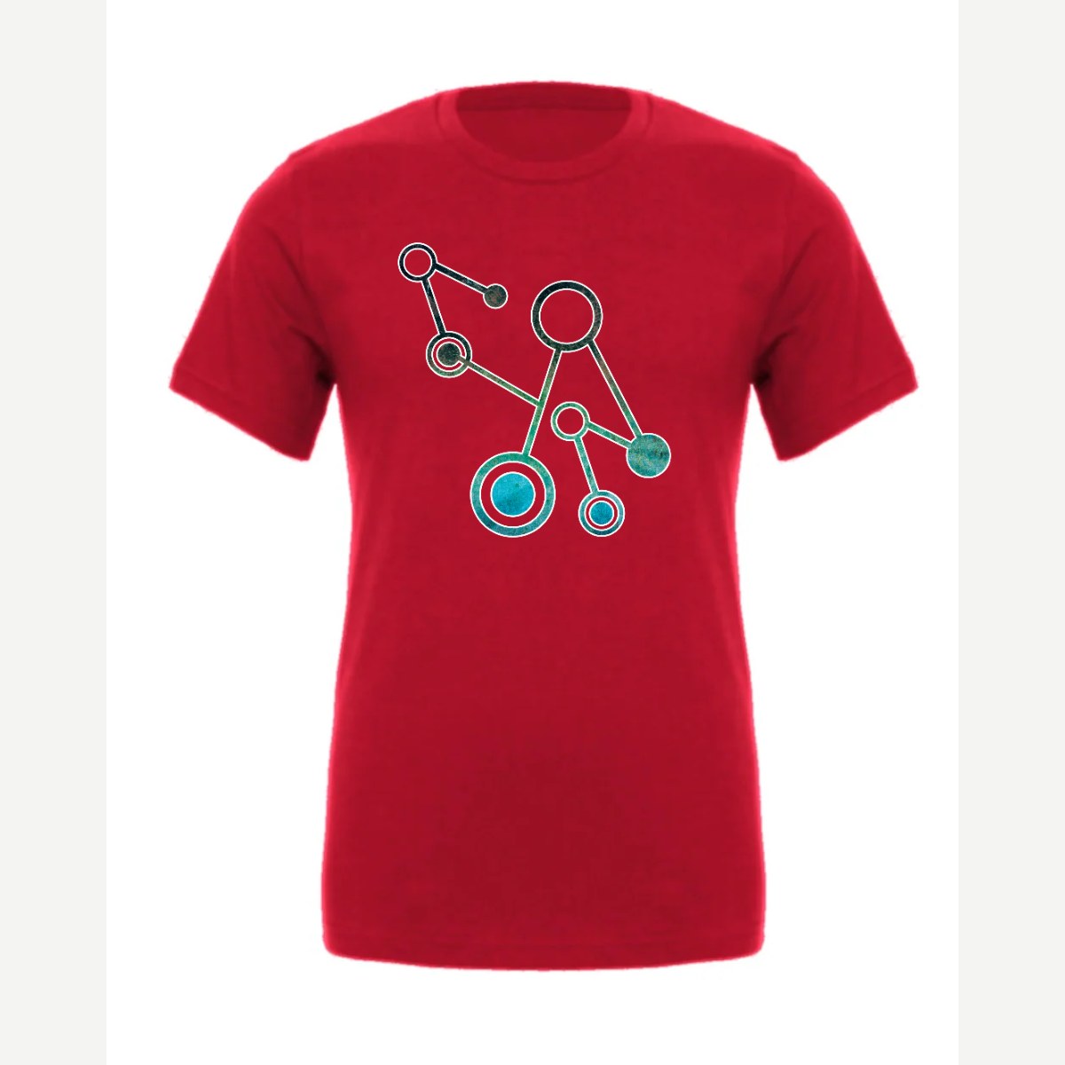 Molecules — Premium Tee / Red