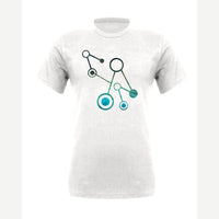 Molecules — Premium Tee / White