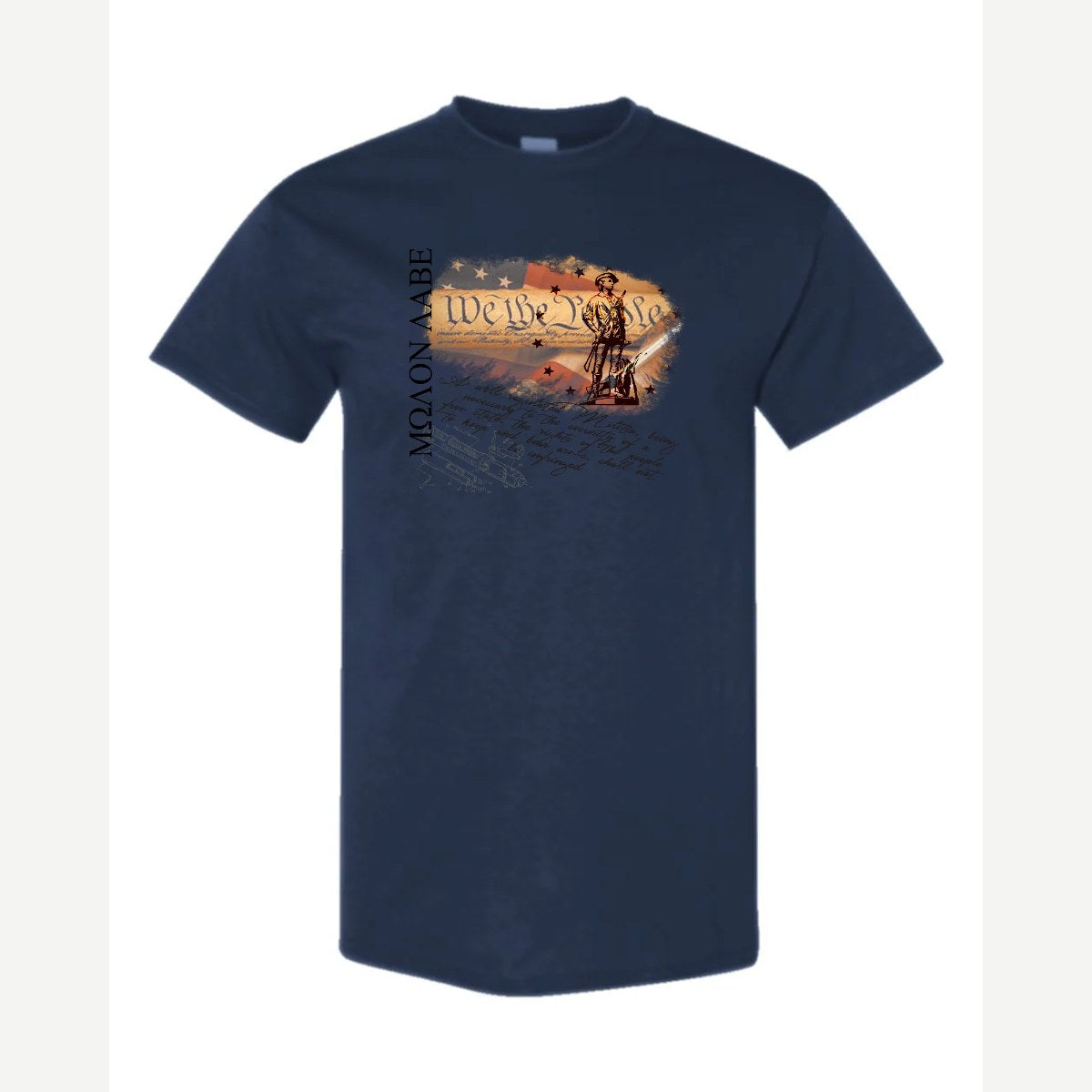 Molon Labe – We the People — Classic Tee / Navy