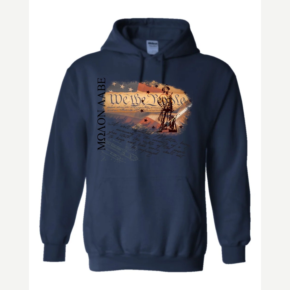 Molon Labe – We the People — Hoodie / Navy