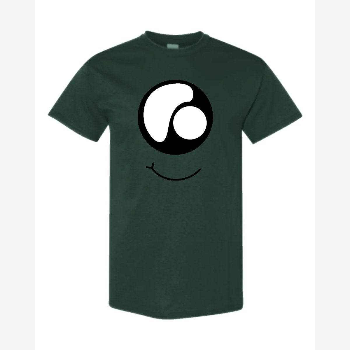 Monster Eye Smile — Classic Tee / Forest Green