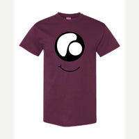 Monster Eye Smile — Classic Tee / Maroon