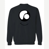 Monster Eye Smile — Crewneck Sweatshirt / Black