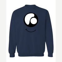 Monster Eye Smile — Crewneck Sweatshirt / Navy