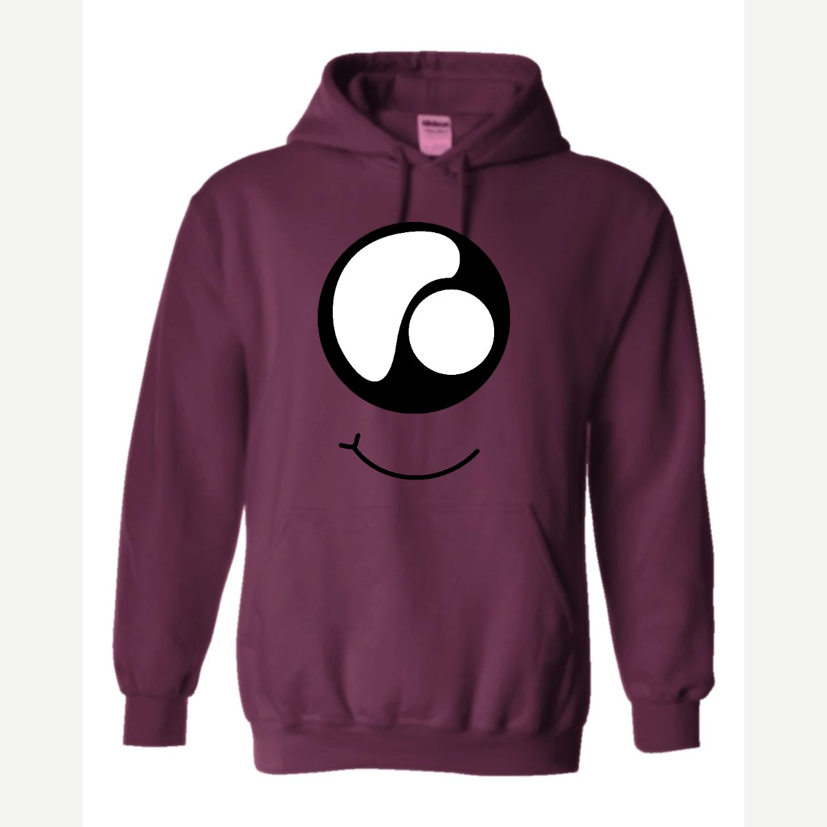 Monster Eye Smile — Hoodie / Maroon