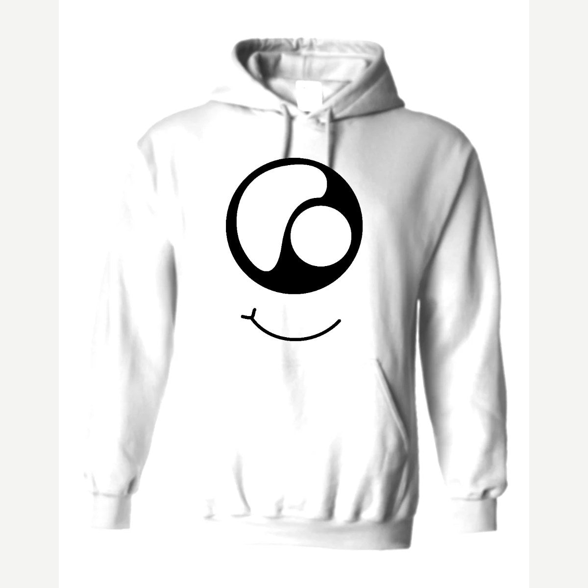 Monster Eye Smile — Hoodie / White
