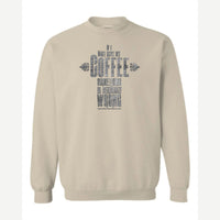 My Coffee — Crewneck Sweatshirt / Sand
