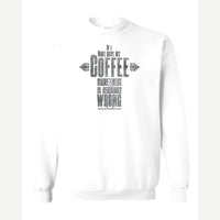My Coffee — Crewneck Sweatshirt / White