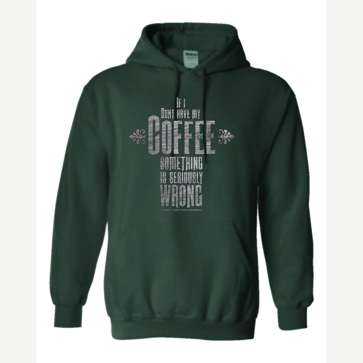 My Coffee — Hoodie / Forest Green