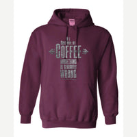 My Coffee — Hoodie / Maroon