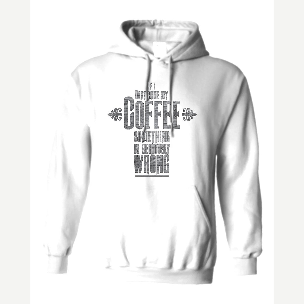 My Coffee — Hoodie / White