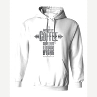My Coffee — Hoodie / White