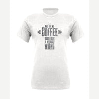 My Coffee — Premium Tee / White