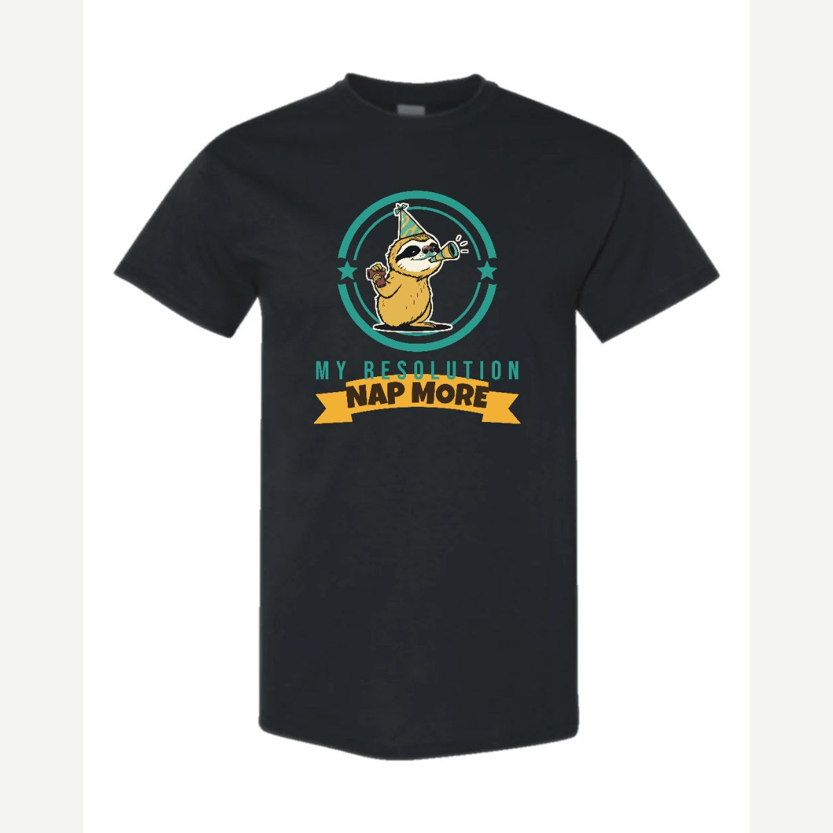 My Resolution: Nap More — Classic Tee / Black